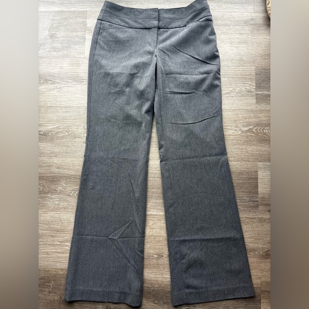 Vintage Express Editor Gray Pants Size 4 R great condition Slight Flare